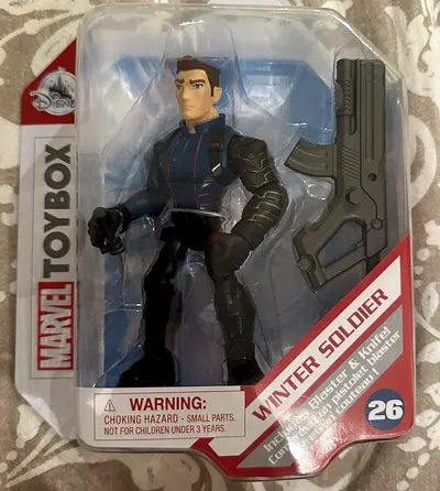 Marvel Disney Toybox Winter Soldier Action Figure - Perfect for Collectors!