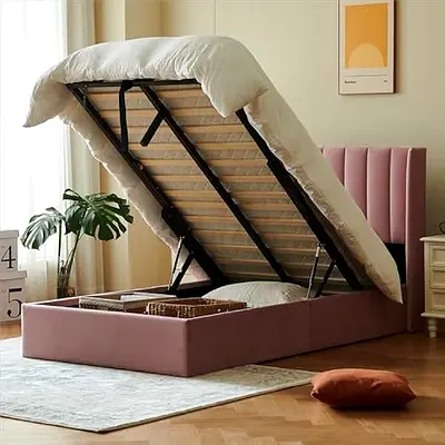 New luxury 160*200 Queen bed with hydraulic storage