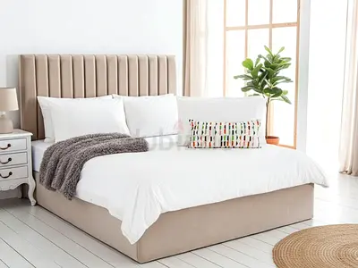 Brand new Queen size bed and King size bed frame with storage Family bed with madical mattress