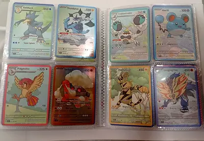 Pokemon cards collection book.