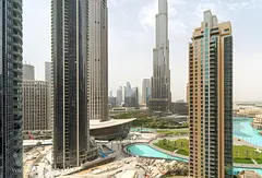 Burj Khalifa View | High Floor | Furnished |Rented