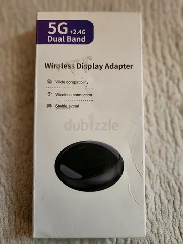 Wireless Display Adapter, 4K HDMI Airplay Adapter Miracast Dongle, 2.4G/5G No Delay Screen Mirroring