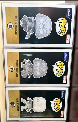 Exciting Collection of Moon Knight Funko Pops!