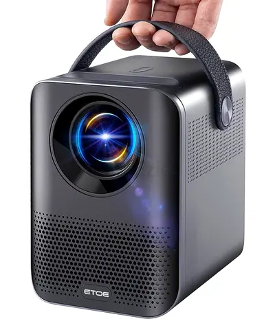 4K Supported Mini Projector, 5G WiFi Bluetooth Projector
