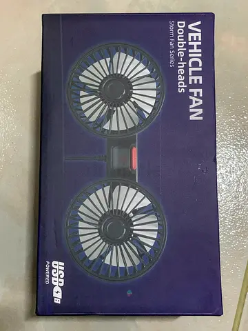 Car rear seat fan NEW
