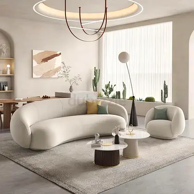 Aleeik Overstuffed Multifunction Sofa Set 1 pieces, Made with Fleece Fabric and Wood Furniture Pea,