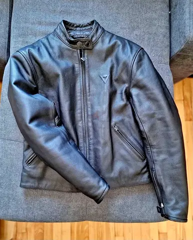 Dainese Motorcycle Motorbike Racing CE Leather Track Jacket