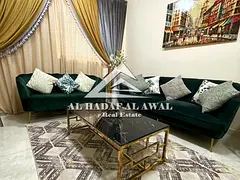 For monthly rent - Luxury apartment, first-floor occupant one bedroom and a hall in al taawun