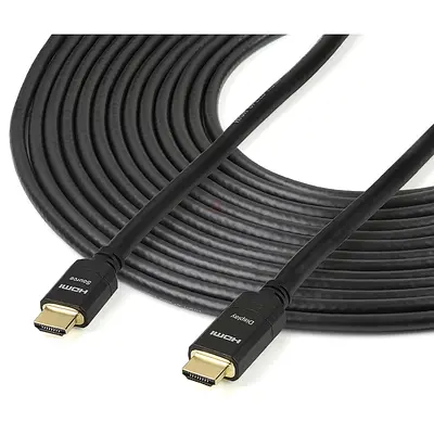 StarTech 65 ft (20m) High Speed HDMI Cable – Male to Active 28AWG CL2 Rated In-wall