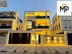 For sale, a luxurious villa, including registration and ownership fees, two floors and a roof with a