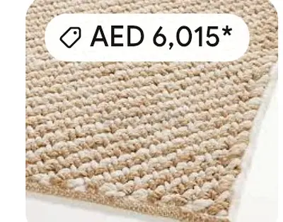 6k now 2k ! Rug jute boho