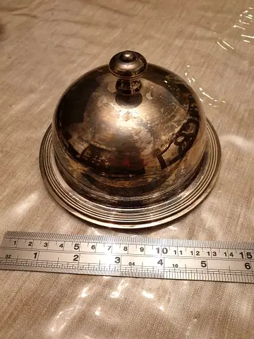 Vintage Silver-plated Dessert Bowl with Lid