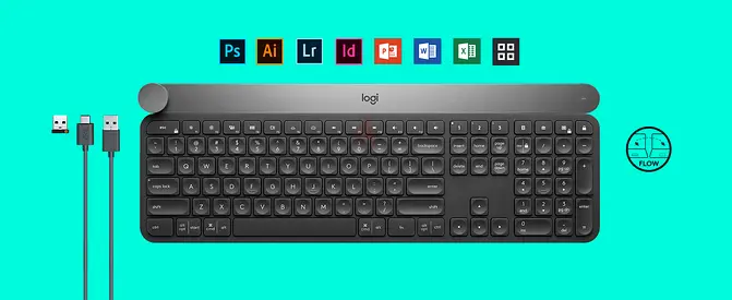 Logitech Craft backlit wireless keyboard