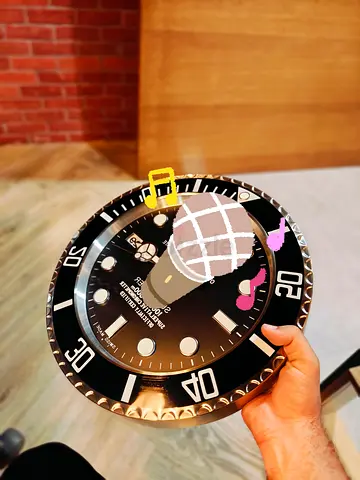 Wall clock Rolex luxury