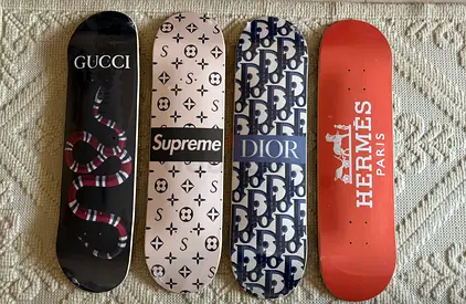 Exclusive Designer Skateboard Deck Collection 4pc