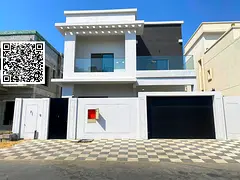 Villa for sale in Ajman, Al Yasmeen area, consisting of 4 master bedrooms, a majlis + 2 halls, freeh