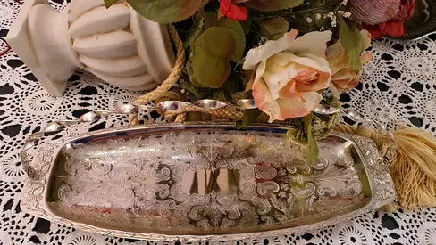 England Dessert Dish E.P on Steel