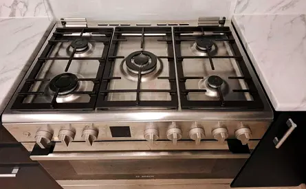 Bosch 90x60 cm Full Gas Cooker with Oven and Fan - automatic ignition system