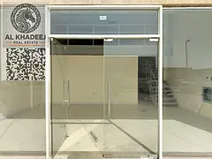 Brand-new commercial shops for rent in Al Jurf Industrial, Ajman – 1,150 sq. ft, mezzanine, modern