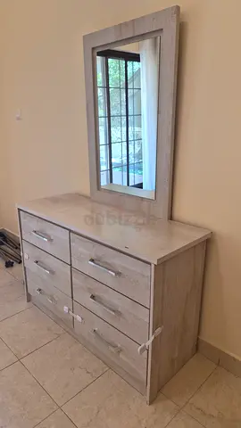 Dresser with mirror