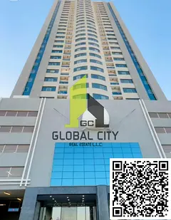 2BHK Apartment For Sale in Gulf Tower, Emirates City, Ajman. Open View Apartment , Payment Plan Avai