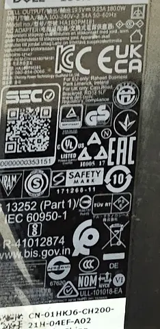 Dell Original 180W Charger