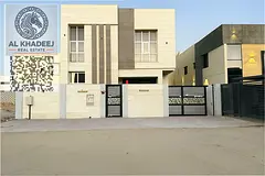 For rent, a luxurious villa, second floor, in the Al Helio area, on a main street, with electricity,
