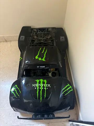 1:1 losi 5T gasoline rc car with futaba controller