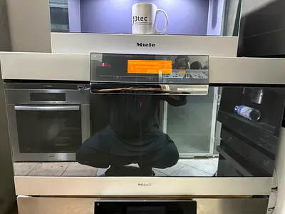 Miele Gray color built-in electric oven 90cm