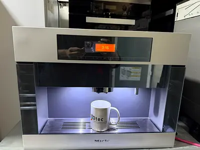 Miele Gray coffee machine built-in latest model