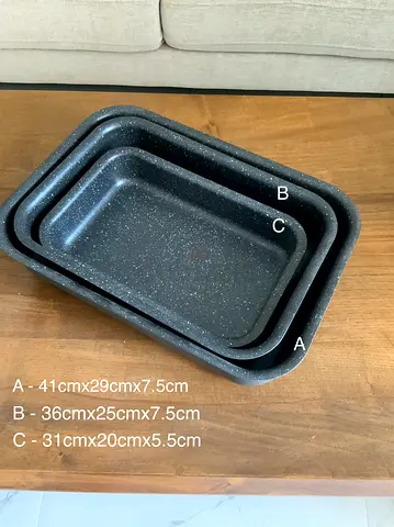 3 John Lewis Baking Trays