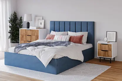 Brand new Queen size bed storage bed family bed nd medical mattress good  queen bed