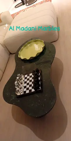 Elegant Green Marble Coffee Table for Sale Direct Manufacturer