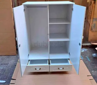 Stylish White Wardrobe with Ample Storage Space