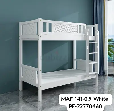 For sale double wooden Bunker bed with metress brand new