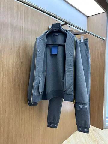 Louis vuttion mens cotton tracksuit set
