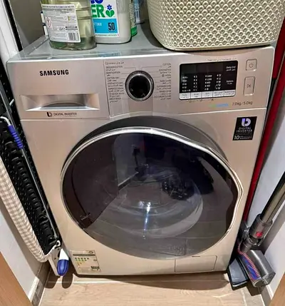 Samsung Digital Inverter 7kg Washer with 5kg Dryer – 2-in-1 Combo Machine