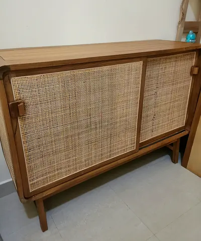 Rattan sideboard L120cm W40cm H87cm