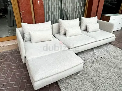 Like new Condition Ikea Sodhremn L Shape Sofa Beige