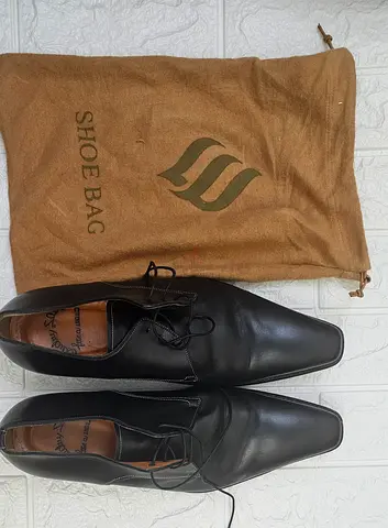 Santoni Italian Men’s Leather Shoes جزمة شوز رجالي أصلية