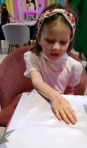 Airbrush Temporary Tattoo For Birthdays and Events