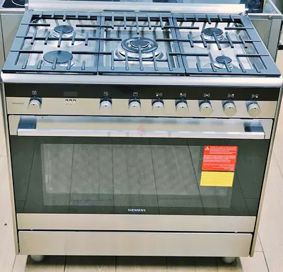 Siemens IQ700 Full Gas Cooker – 90x60 cm Grill Frame Set - premium Italian Engineering