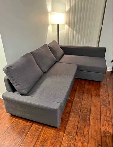 L shape sofa bed with storage