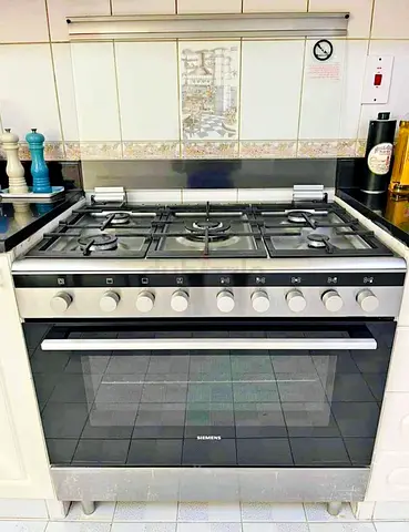 Siemens 5 Burner Full Gas Cooker – 90x60 cm – Automatic Ignition System