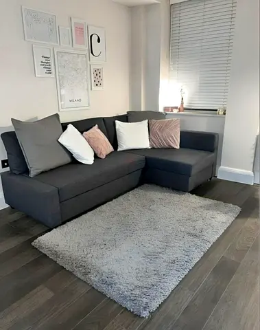 IKEA sofa bed with storage