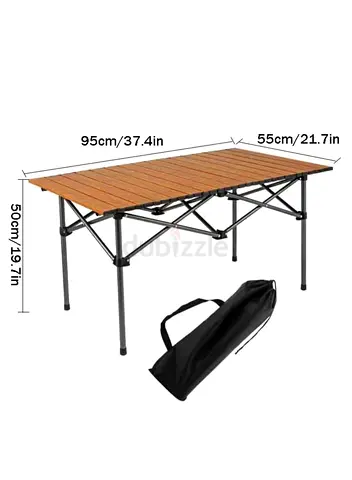 Portable Camping Table Lightweight Folding Camping Table with Carrying Bag Ultralight Outdoor Foldin