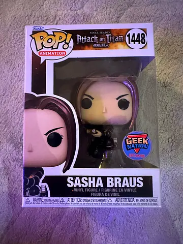 Limited Edition Sasha Braus Funko Pop Attack on Titan Geek Nation