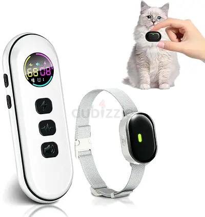 Ultra-Small Cat Shock Collar, Ultra-Light  Thin Cat Training Collar with 1300ft Remote