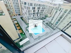 Spacious luxurious studio apartment with huge size terice pool view