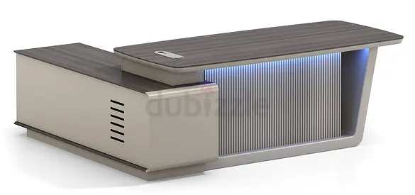 Modern table for executive office L shape